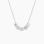 Collier Argent Hendrick Cubes Oxydes De Zirconium - Colliers Femme | Histoire d&rsquo;Or