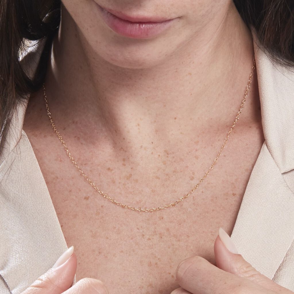 Chaine Or Jaune Pilea - Chaines Femme | Histoire d’Or