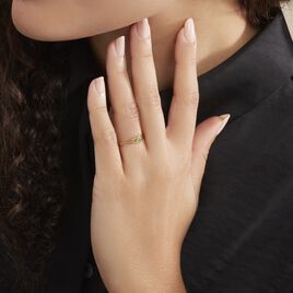 Bague Alisha Or Jaune Emeraude - Bagues solitaires Femme | Histoire d’Or