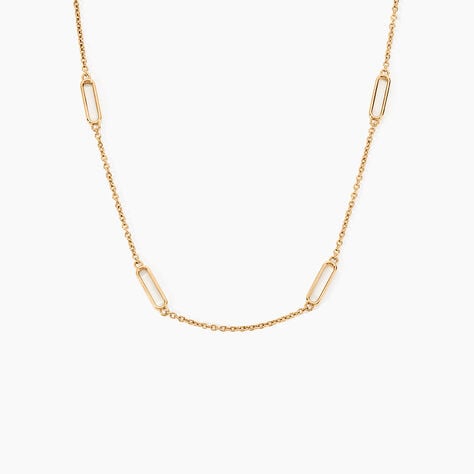 Collier Lueur Plaqu&eacute; Or Jaune - Colliers Femme | Histoire d&rsquo;Or