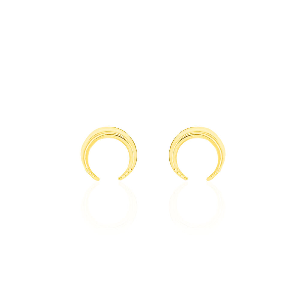 Boucles D'oreilles Puces Sergeline Or Jaune - Clous d'oreilles Femme | Histoire d’Or