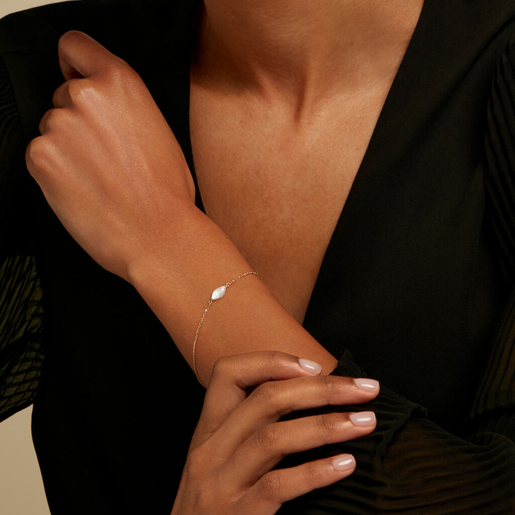 Bracelet Elisud Or Jaune Nacre - Bracelets Femme | Histoire d&rsquo;Or