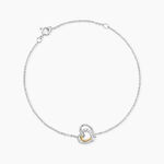 Bracelet Or Jaune Argent Blanc Oxyde De Zirconium - Bracelets Femme | Histoire d&rsquo;Or