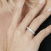 Alliance Valentine Or Blanc Diamant Synthetique - Alliances Femme | Histoire d’Or
