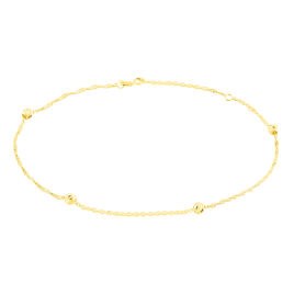 Chaîne De Cheville Zahia Or Jaune - Chaînes de cheville Femme | Histoire d’Or