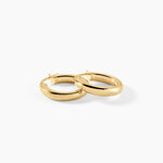 Cr&eacute;oles Chucho Argent Dor&eacute; A L'Or 750/1000 - Boucles d'oreilles cr&eacute;oles Femme | Histoire d&rsquo;Or