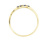 Bague Simma Or Jaune Saphir Et Diamant - Bagues avec pierre Femme | Histoire d&rsquo;Or