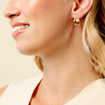 Cr&eacute;oles Amae Plaque Or Jaune - Boucles d'oreilles cr&eacute;oles Femme | Histoire d&rsquo;Or