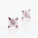 Boucles D'oreilles Puces Anabele Or Rose Amethyste Oxyde - Clous d'oreilles Femme | Histoire d’Or
