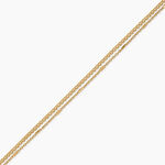 Bracelet Nuange Argent Dor&eacute; A L'Or 750/1000 - Bijoux sans pierre Femme | Histoire d&rsquo;Or