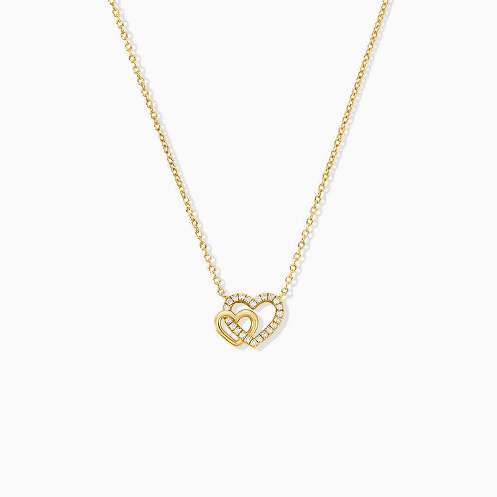 Collier Donatiane Argent Jaune Oxyde De Zirconium - Colliers fantaisie Femme | Histoire d’Or