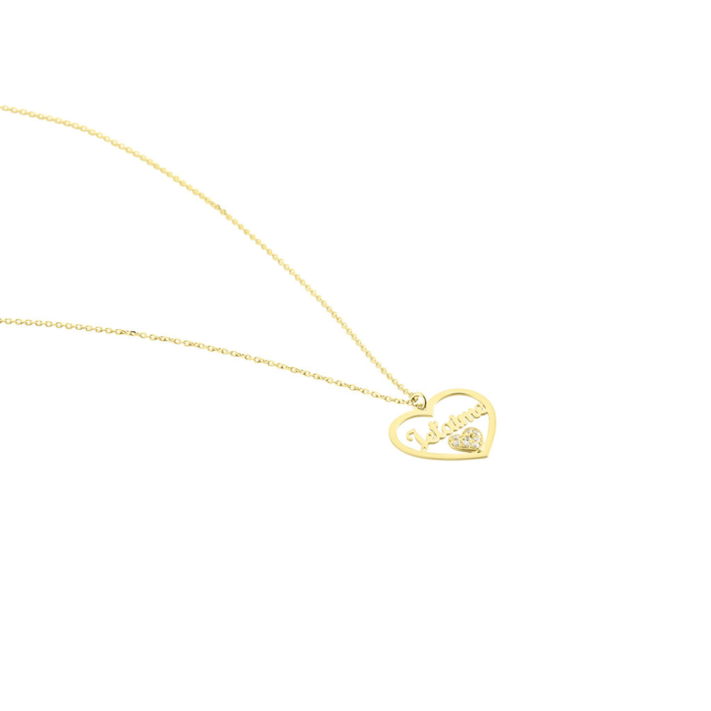 Collier Or Jaune Veridienne Oxyde De Zirconium - Colliers Femme | Histoire d’Or