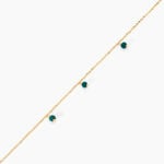 Bracelet Dionysius Or Jaune Turquoise - F&ecirc;te des m&egrave;res Femme | Histoire d&rsquo;Or