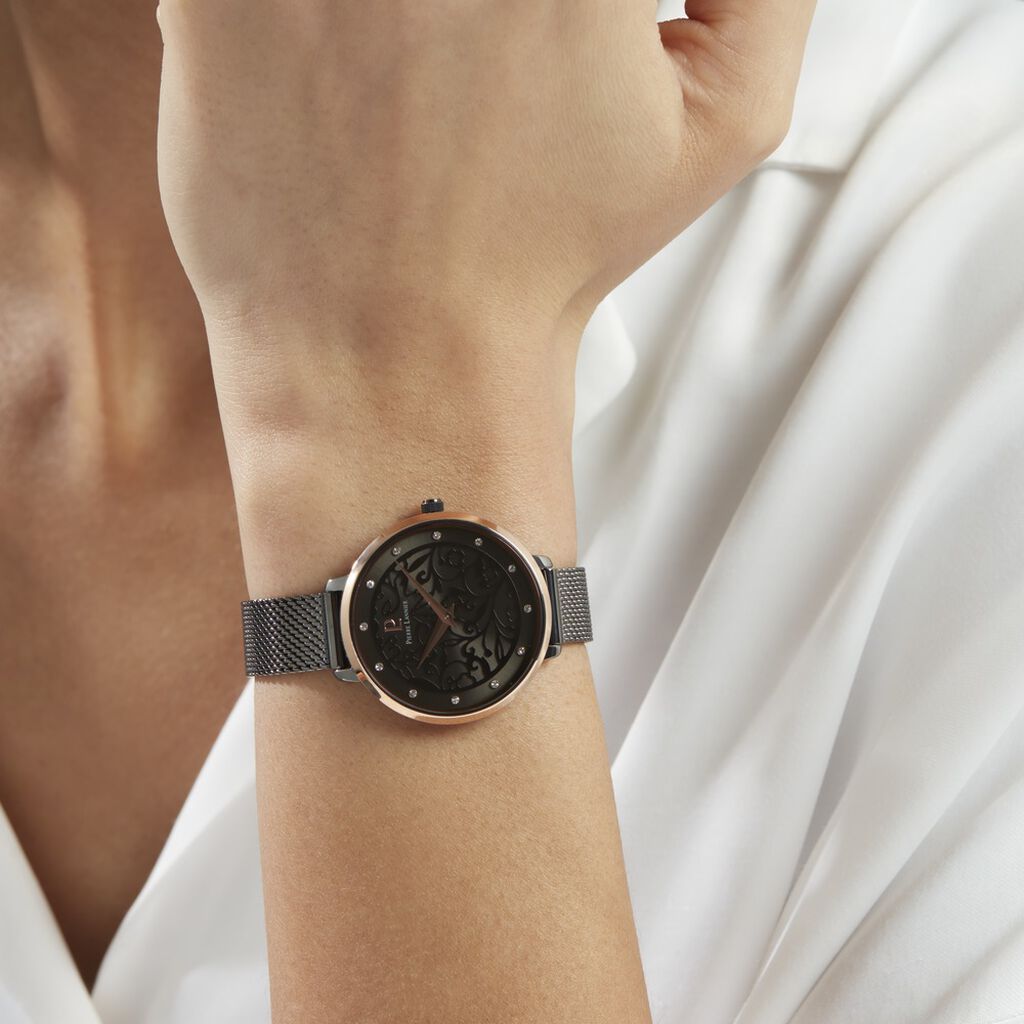 Montre Pierre Lannier Eolia Gris - Montres Femme | Histoire d’Or