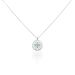 Collier Krysia Argent Blanc Email Turquoise - Colliers fantaisie Femme | Histoire d’Or