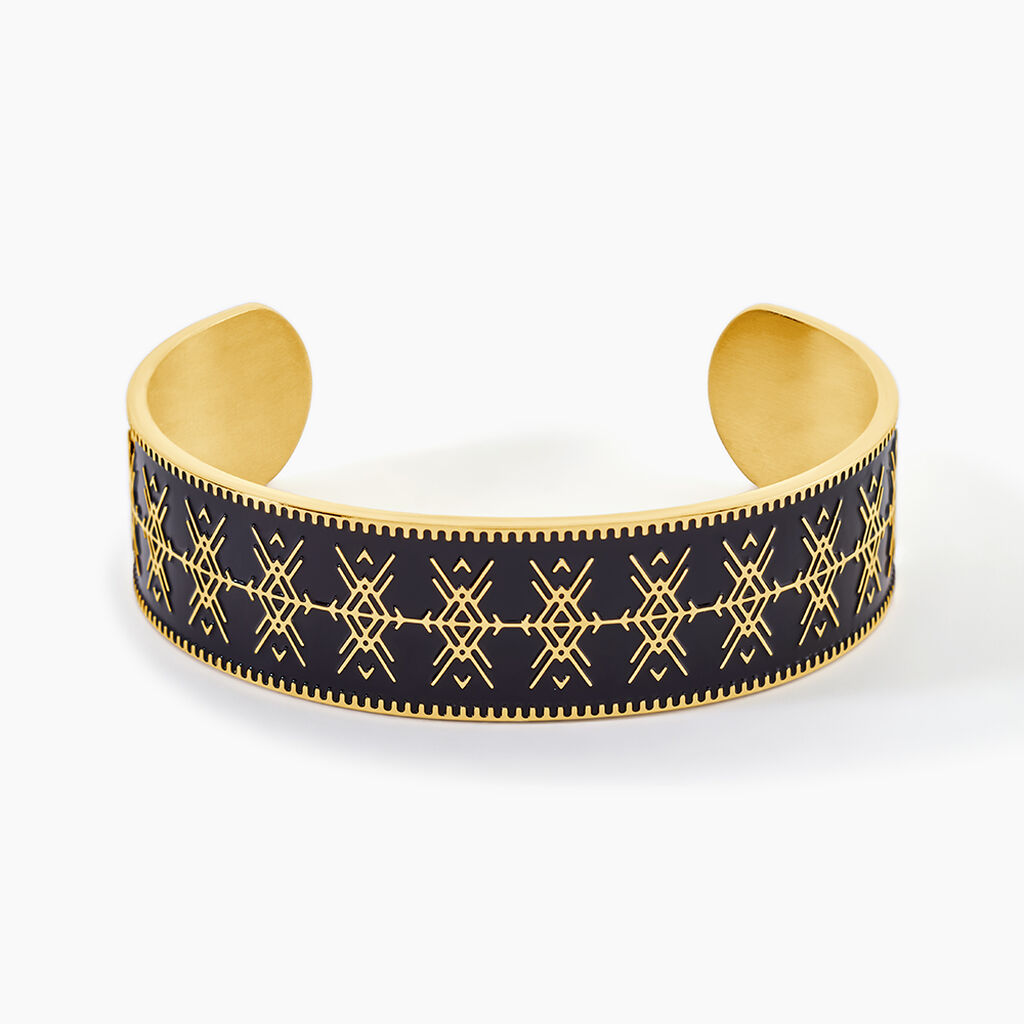 Bracelet Jonc Imagine Gwladys Acier Jaune - Bracelets joncs Femme | Histoire d&rsquo;Or