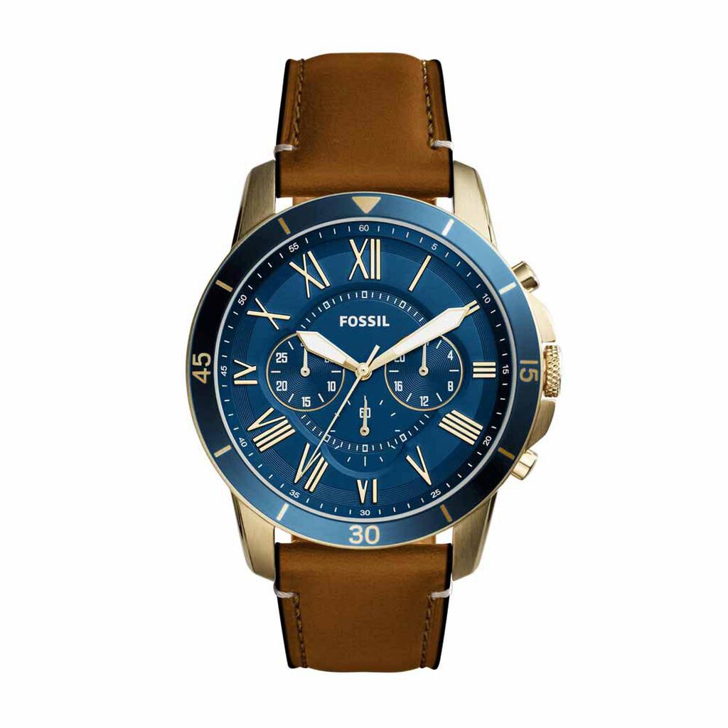 Montre Fossil Grant Sport Bleu - Montres Homme | Histoire d&rsquo;Or