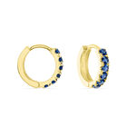 Cr&eacute;oles Andgelina Rondes Or Jaune Oxyde De Zirconium - Boucles d'oreilles cr&eacute;oles Femme | Histoire d&rsquo;Or