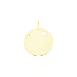Pendentif Sirona Pastille Gravable Or Jaune - Cadeaux de naissance Enfant | Histoire d’Or