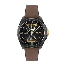 Montre Hugo Expose Noir - Montres Homme | Histoire d’Or