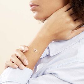 Bracelet Or Jaune Relinde Oxydes De Zirconium - Bracelets Femme | Histoire d’Or