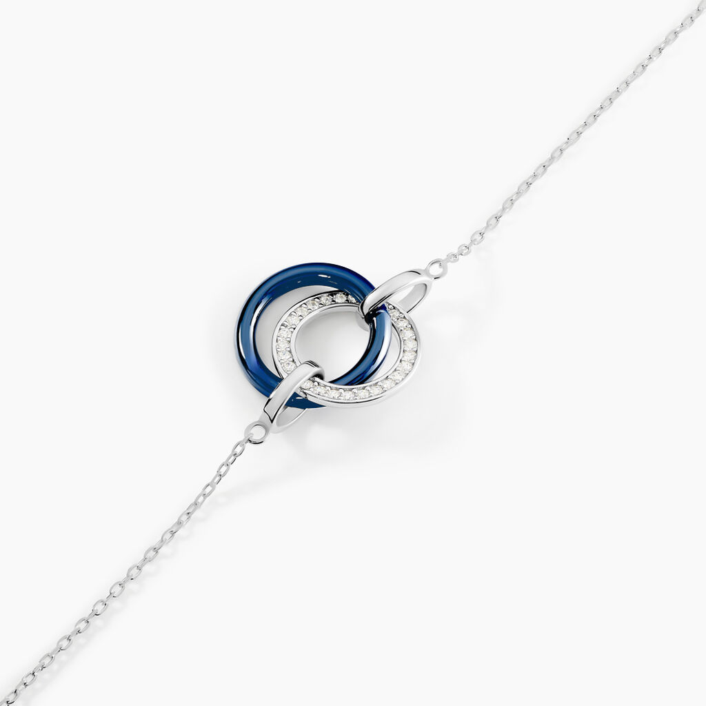 Bracelet Grizzel Argent C&eacute;ramique Oxyde - Bracelets Femme | Histoire d&rsquo;Or