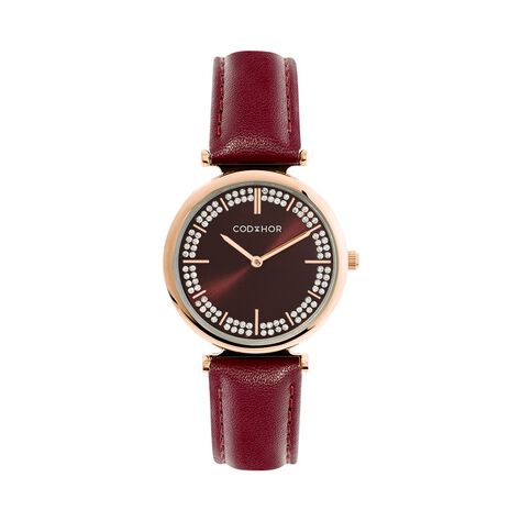 Montre Codhor Nidia Bordeaux - Montres Femme | Histoire d’Or