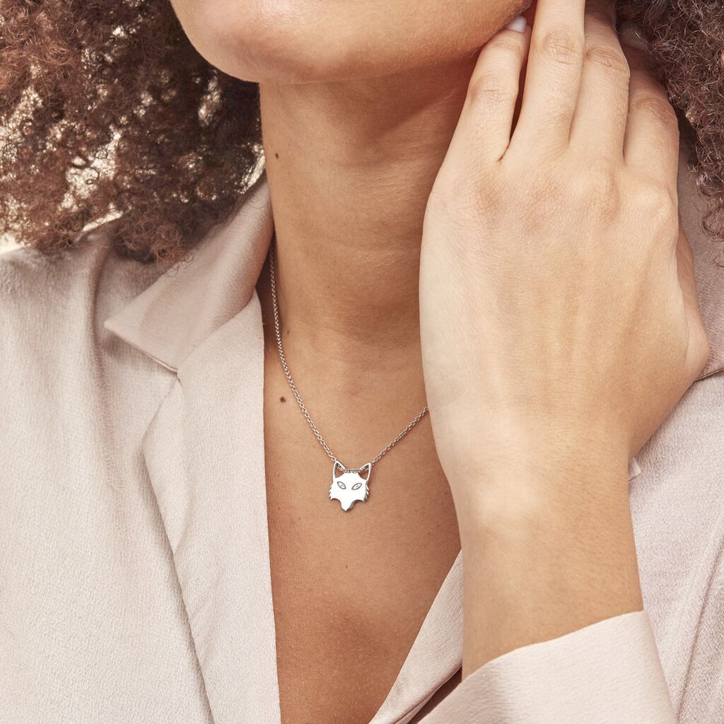 Collier Argent Mechtelt Oxydes De Zirconium - Colliers fantaisie Femme | Histoire d’Or