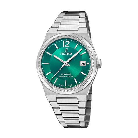 Montre Festina Swiss Made Vert - Montres suisses Femme | Histoire d’Or