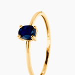 Bague Lily Or Jaune Saphir -  Femme | Histoire d&rsquo;Or