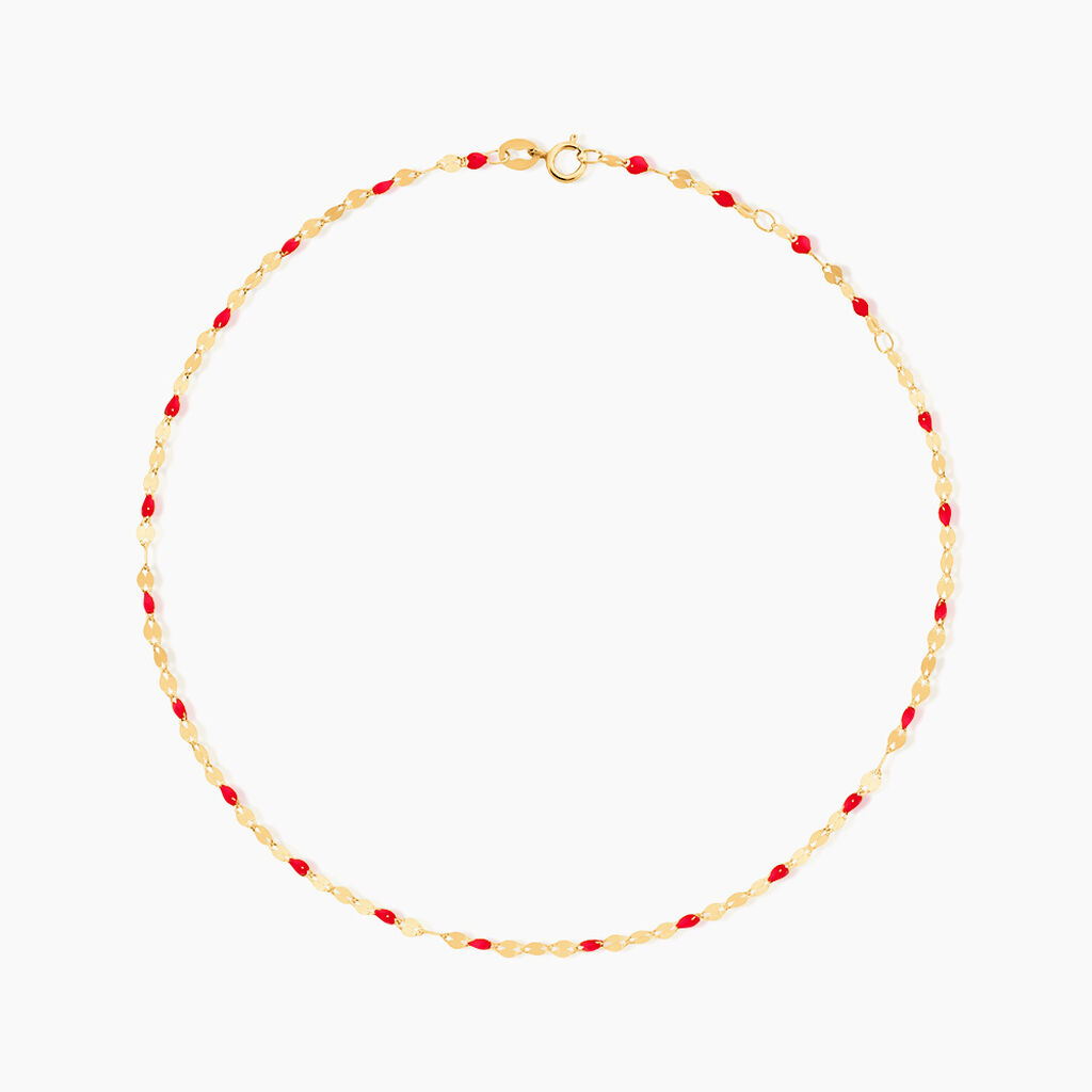 Chaine De Cheville Asteria Or Jaune - Cha&icirc;nes de cheville Femme | Histoire d&rsquo;Or
