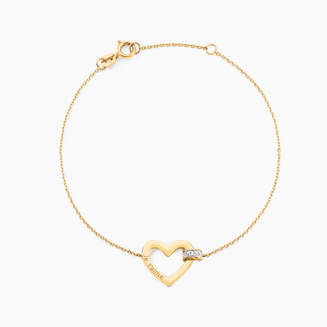 Bracelet Ruxandra Or Jaune Diamant - Bracelets Femme | Histoire d’Or