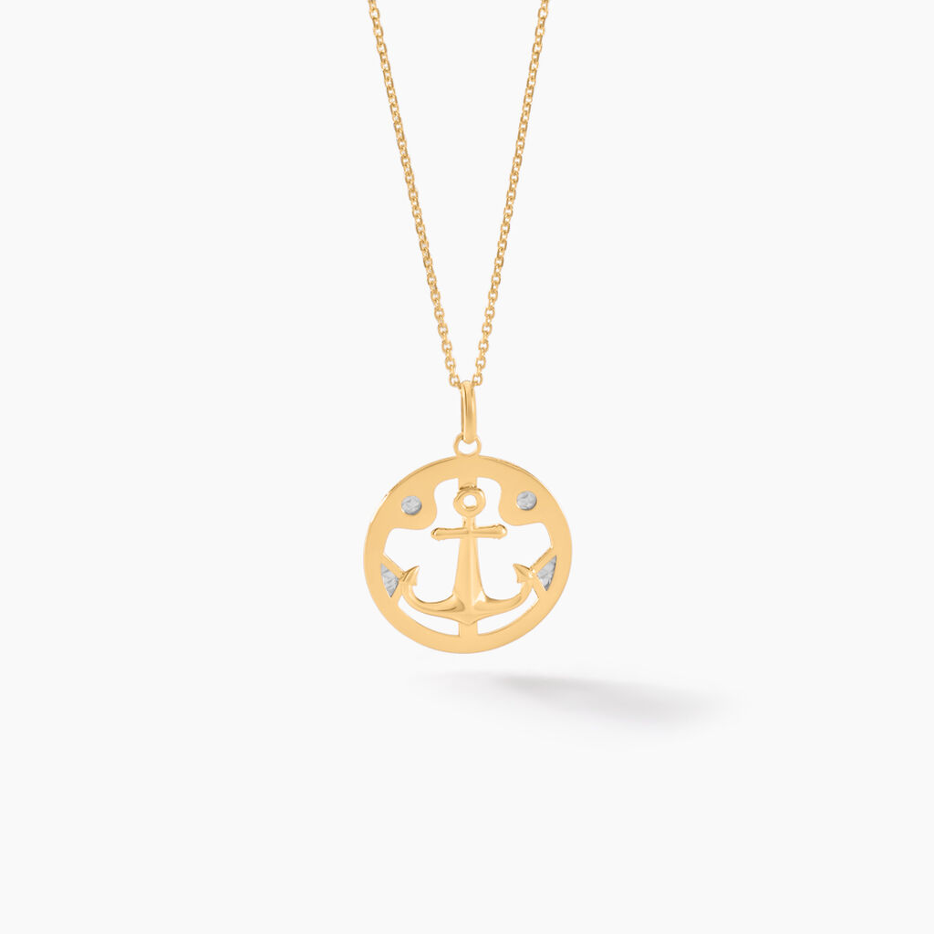 Pendentif Alvar Or Bicolore - Pendentifs Homme | Histoire d’Or