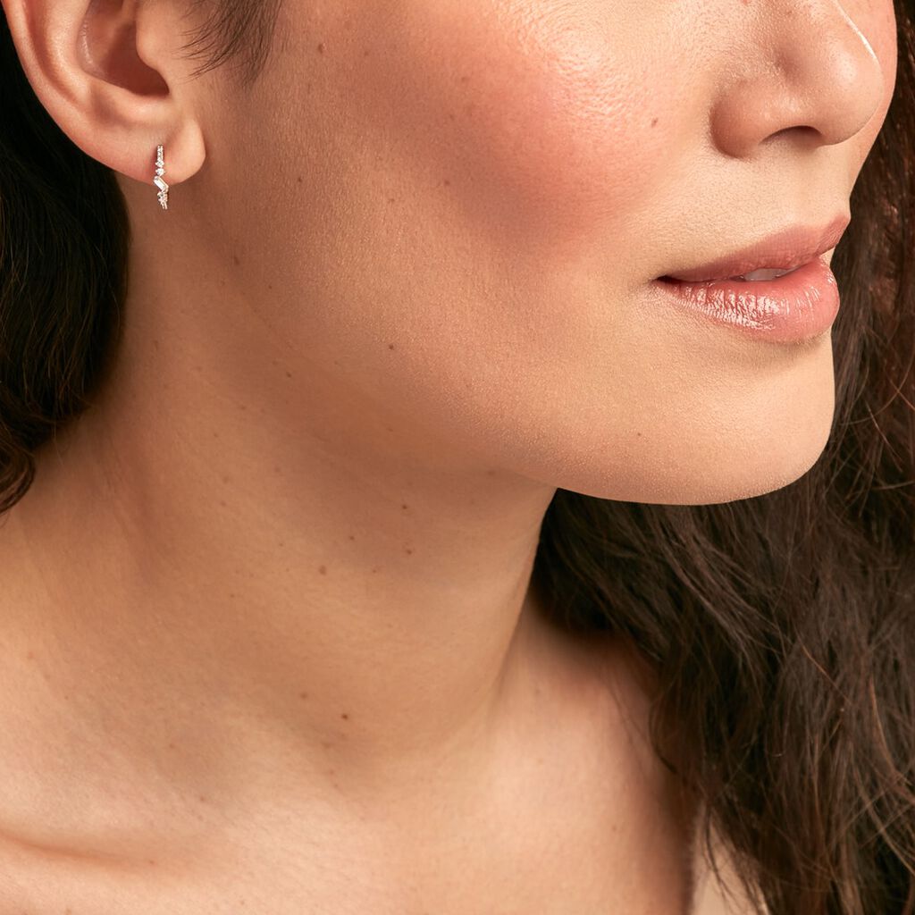 Créoles Joy Or Jaune Diamant - Boucles d'oreilles créoles Femme | Histoire d’Or