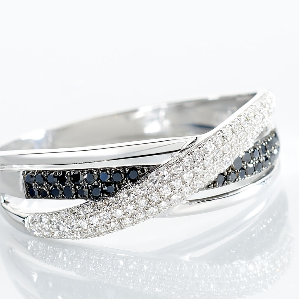 Bague Aina Or Blanc Diamant - Bagues avec pierre Femme | Histoire d’Or