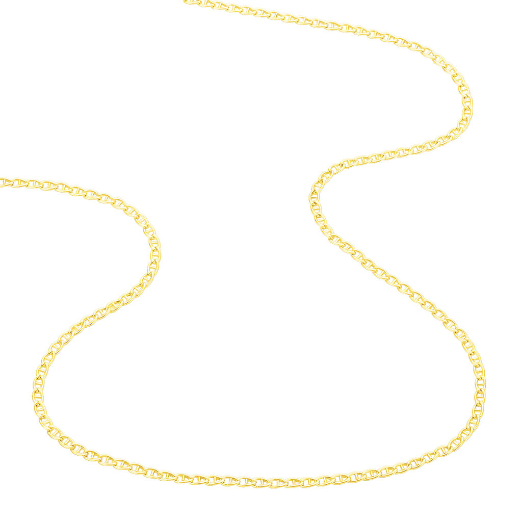Collier Or Jaune Capucin Maille Marine - Chaines Femme | Histoire d&rsquo;Or