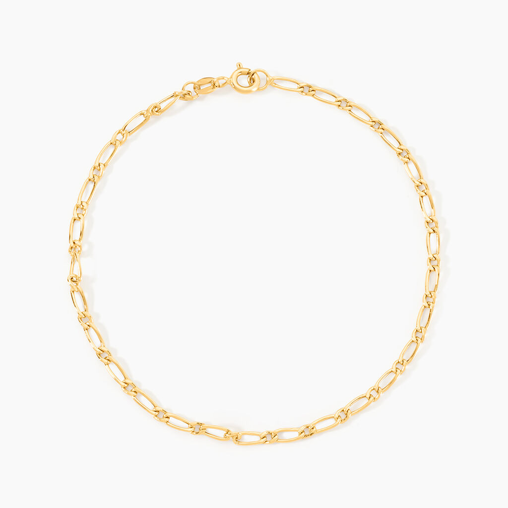 Bracelet Ophelio Or Jaune - Bracelets cha&icirc;ne Unisex | Histoire d&rsquo;Or