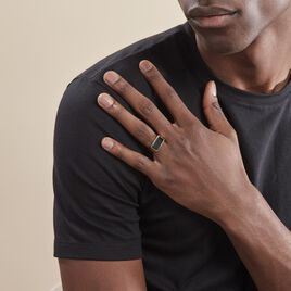 Chevalière Plaqué Hadrien Onyx - Chevalières Homme | Histoire d’Or