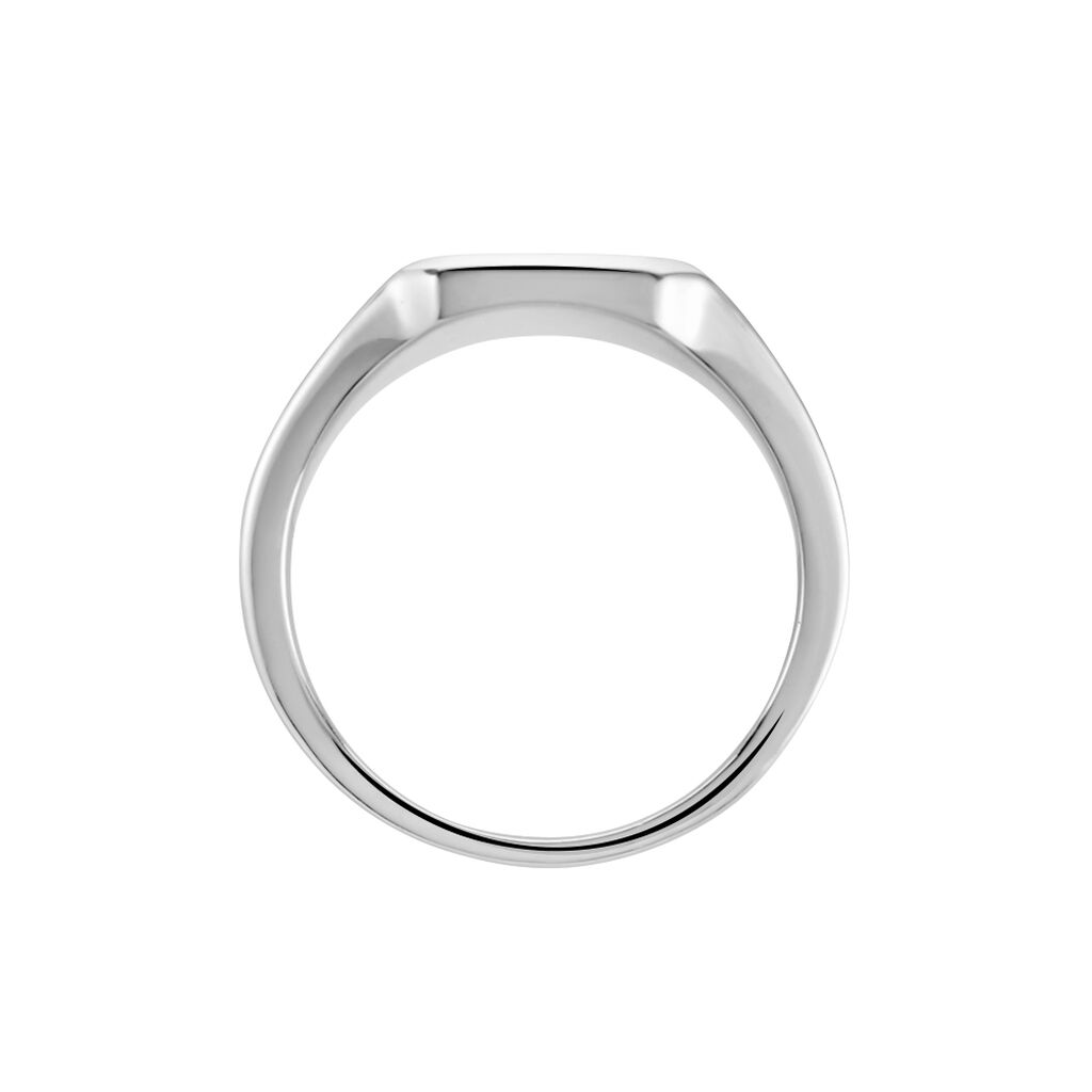 Chevalière Argent Blanc Said - Chevalières Homme | Histoire d’Or