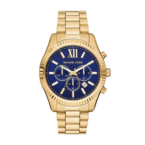 Montre Michael Kors Lexington Bleu - Montres Homme | Histoire d&rsquo;Or