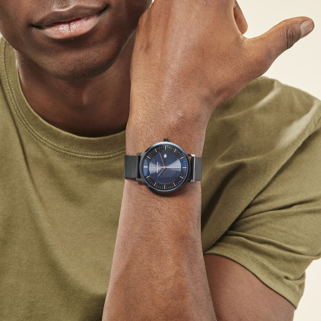 Montre Pierre Lannier Inti Bleu - Montres Homme | Histoire d’Or