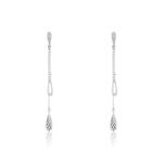 Boucles D'oreilles Pendantes Anila Gouttes Or Blanc - Boucles d'oreilles pendantes Femme | Histoire d&rsquo;Or