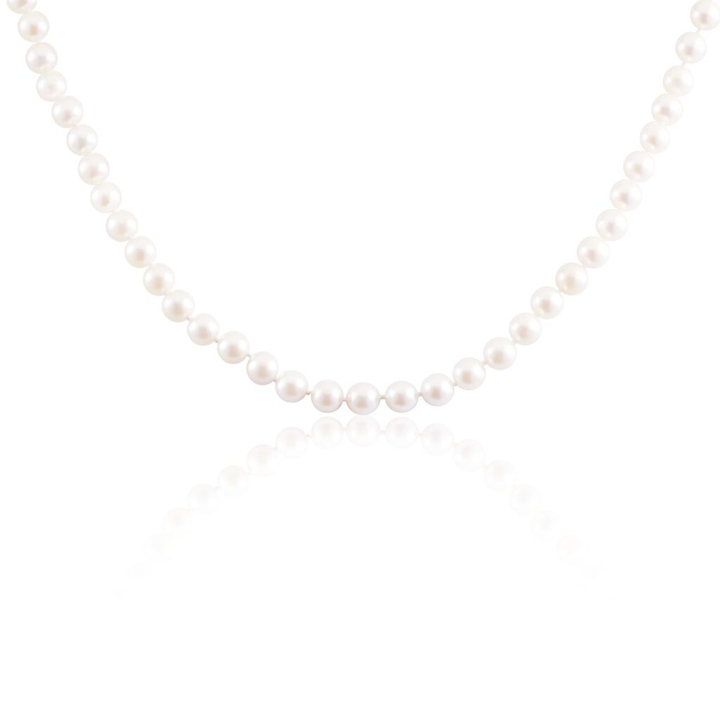 Collier Akoya Or Jaune Perle De Culture D'akoya - Colliers Femme | Histoire d’Or