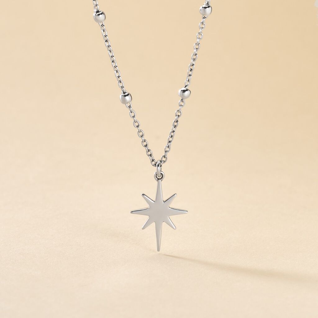 Collier Pearce Argent Blanc - Colliers fantaisie Femme | Histoire d’Or