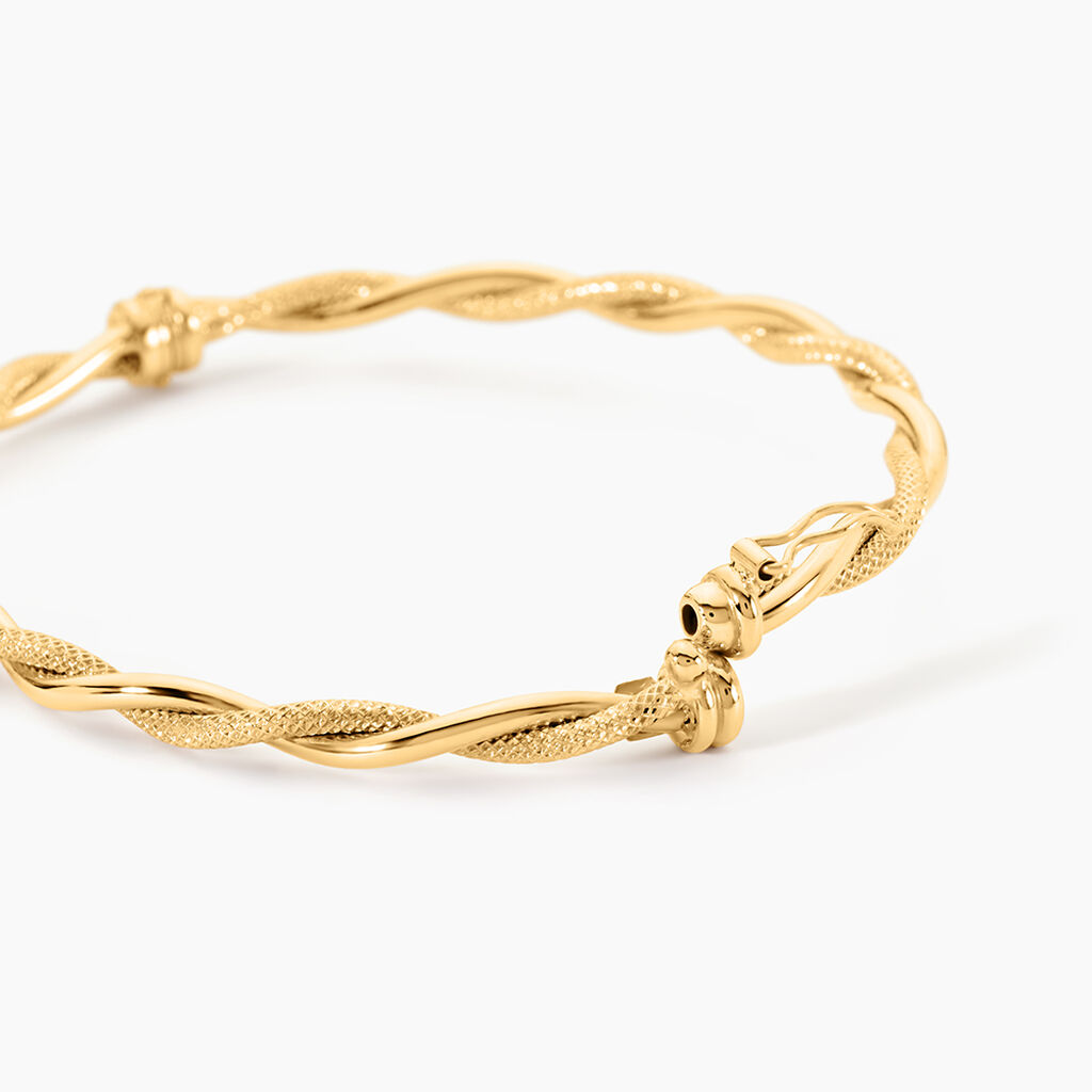 Bracelet Jonc Deniece Or Jaune - Bracelets joncs Femme | Histoire d&rsquo;Or