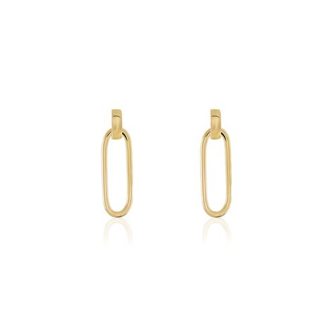 Boucles D'oreilles Pendantes Plaqué Or Lavrenti - Boucles d'oreilles fantaisie Femme | Histoire d’Or