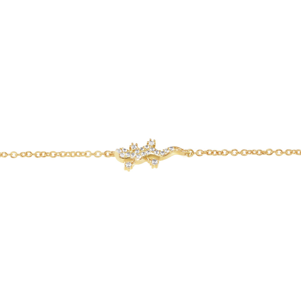 Bracelet Lehar Plaqué Or Oxyde De Zirconium - Bracelets Femme | Histoire d’Or