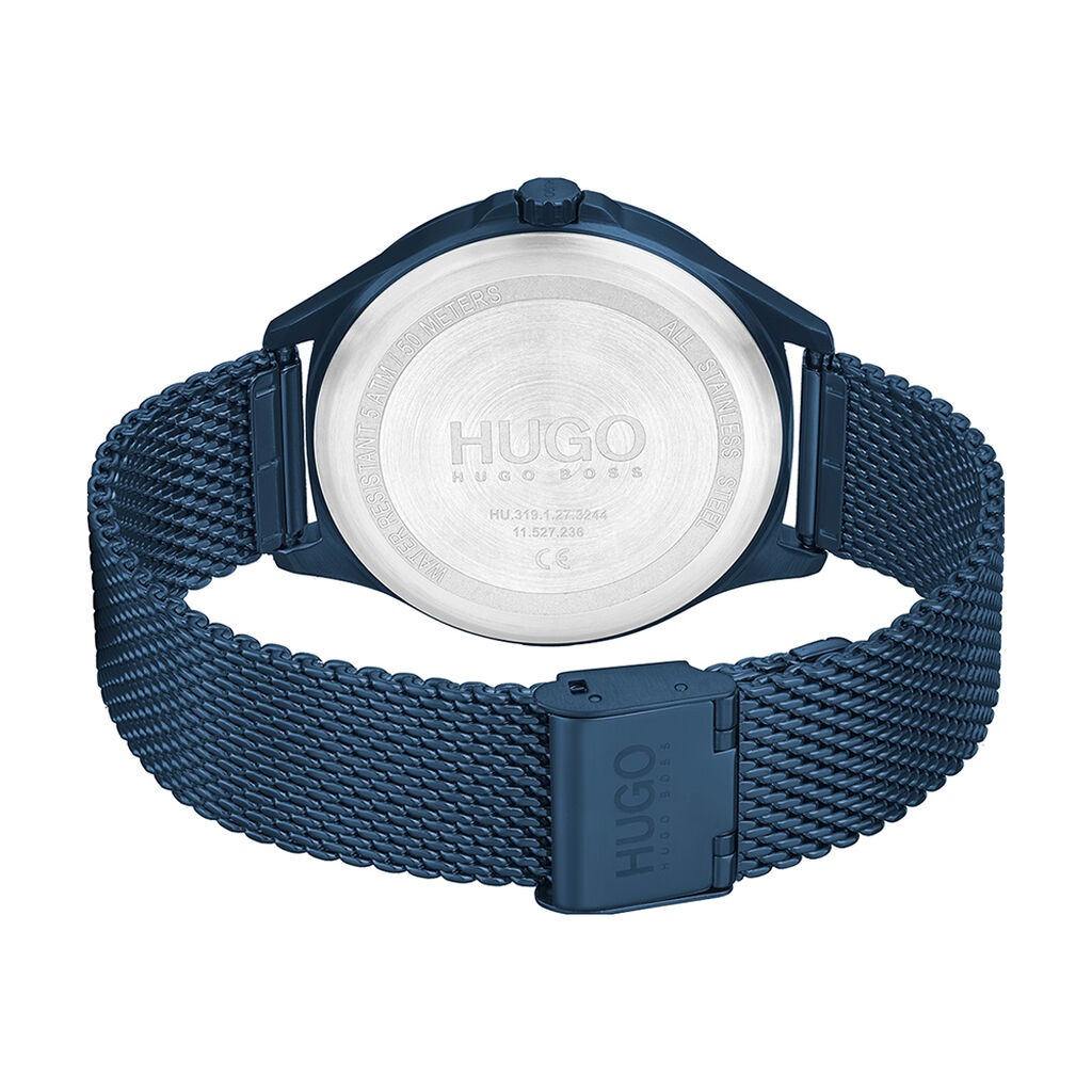Montre Hugo Smash Bleu - Montres Homme | Histoire d’Or