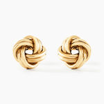 Boucles D'oreilles Puces Ilhame Nid Or Jaune - Clous d'oreilles Femme | Histoire d&rsquo;Or