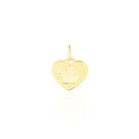Pendentif Ange Coeur Or Jaune